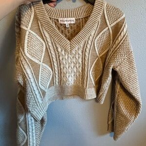 Willow and wind knitted sweater